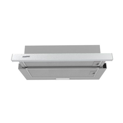 Hota extractibila HOMEFORT HPK611X, incorporata, iluminare LED, 1 motor, 408 m3/h, 54-66 dB, latime 60 cm, B