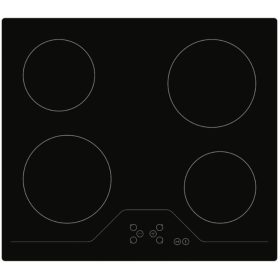 Plita ceramica incorporabila HOMEFORT HFBK64T0B, fara cadru, 6000 W, senzor tactil, blocare pentru copii