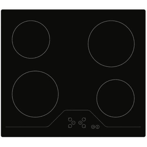 Plita ceramica incorporabila HOMEFORT HFBK64T0B, fara cadru, 6000 W, senzor tactil, blocare pentru copii
