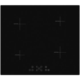 Plita cu inductie incorporabila HOMEFORT HFBI64T0B, fara cadru, 7400 W, senzor tactil, blocare pentru copii