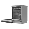 Masina de spalat vase HOMEFORT HMGS0640S, independenta, 12 seturi, 11 L, 7 programe, 47 dB, E, Tacamuri inferioare, 60 cm, Afisaj digital, Fara deschidere automata a usii