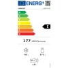 Frigider cu congelator superior HOMEFORT HHSF2212W, E, 171L/42L, Nofrost, 41 dB, Latime 54 cm, inaltime 145 cm, Adancime 57 cm