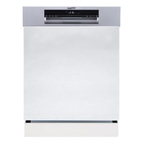 Masina de spalat vase incorporata HOMEFORT HMGF0661DS, 14 seturi de vase, 10,5 L, 7 programe, 47 dB, D, Tacamuri superioare, 60 cm, Afisaj digital, Deschizator automat de usa.