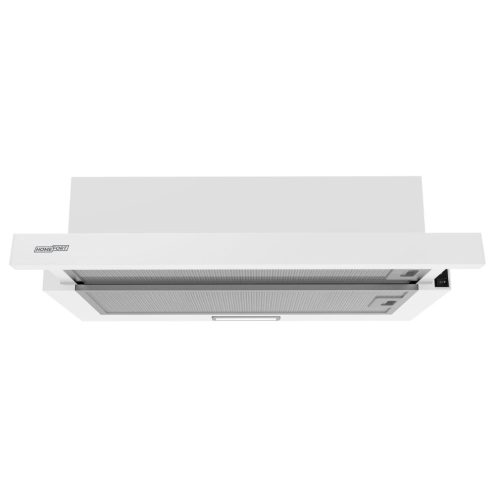 Hota extractibila HOMEFORT HPK611W, incorporata, iluminare LED, 1 motor, 408 m3/h, 54-66 dB, latime 60 cm, B
