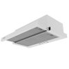 Hota extractibila HOMEFORT HPK611W, incorporata, iluminare LED, 1 motor, 408 m3/h, 54-66 dB, latime 60 cm, B