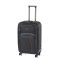 Valiza medie usoara TravelLux moale 42x65x24 cm neagra