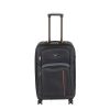 Valiza medie usoara TravelLux moale 42x65x24 cm neagra