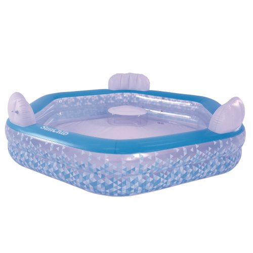 Piscina gonflabila hexagonala pentru copii 223 x 211 x 58 cm