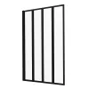 Paravan de baie Tribeca 110x140 cm negru