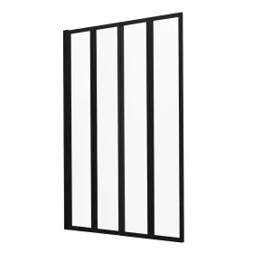 Paravan de baie Tribeca 110x140 cm negru