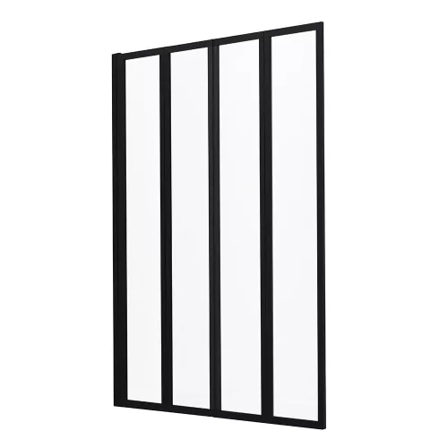 Paravan de baie Tribeca 110x140 cm negru