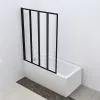 Paravan de baie Tribeca 110x140 cm negru