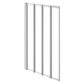 Paravan de cada Tribeca 110x140 cm cromat