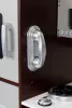 Bucătărie pentru copii din lemn cu dulapuri și frigider