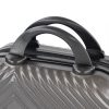 Valiza de mana TravelLux Pro cu acoperis rigid 30x16x24 cm gri inchis