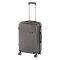 Valiza medie TravelLux Pro cu hardtop 42x65x24 cm gri inchis
