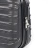 Valiza mica de mana TravelLux Max cu acoperis rigid 30x16x24 cm neagra