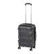 Valiza de cabina TravelLux Max cu hard top si roti detasabile 35x55x20 cm neagra