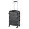 Valiza medie TravelLux Max cu hardtop 42x65x24 cm neagra