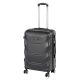 Valiza medie TravelLux Max cu hardtop 42x65x24 cm neagra