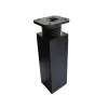 Picior de mobilier Uni 150 mm negru
