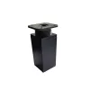 Picior de mobilier Uni 60 mm negru