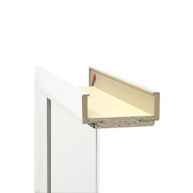 Balama decorativa CPL alba 100/210 12-14 cromata stanga