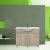 Dulap inferior Bianca Plus 105 cu lavoar, culoare stejar sonoma