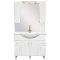 Mobilier complet de baie Bianca Plus 105, alb lucios