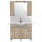 Mobilier complet de baie Bianca Plus 105, culoare stejar sonoma