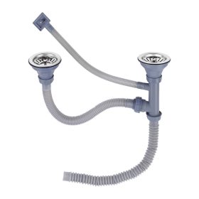 Sifon pentru chiuveta cu 2 cuve