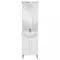 Mobilier complet de baie Bianca Plus 55, alb lucios, deschidere pe dreapta