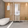 Mobilier complet de baie Bianca Plus 55, culoare stejar sonoma, deschidere pe dreapta