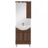 Mobilier complet de baie Bianca Plus 65, culoare Aida nuc, deschidere pe dreapta