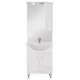 Mobilier complet de baie Bianca Plus 65, alb lucios, deschidere pe dreapta