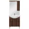 Mobilier complet de baie Bianca Plus 75, culoare Aida nuc, deschidere pe dreapta