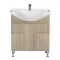 Dulap inferior Bianca Plus 75 cu lavoar, culoare stejar sonoma