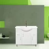 Dulap inferior Bianca Plus 85 cu lavoar, alb lucios