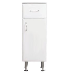 Dulap jos Bianca Plus 30 cu 1 usa, 1 sertar, alb lucios, dreapta