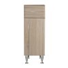 Dulap jos Bianca Plus 30 cu 1 usa, 1 sertar, culoare stejar sonoma, dreapta