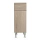 Dulap jos Bianca Plus 30 cu 1 usa, 1 sertar, culoare stejar sonoma, dreapta