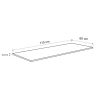 Blat de bucatarie 110 x 60 x 3,8 cm Beton