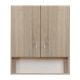 Dulap suspendat Bianca Plus 60 cu 2 usi, fund deschis, culoare stejar sonoma