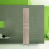 Dulap inalt Bianca Plus 30 cu 1 usa, 2 sertare, suport pentru rufe, culoare stejar sonoma, dreapta