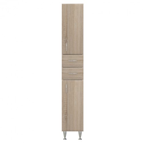 Dulap inalt Bianca Plus 30 cu 2 usi, 2 sertare, culoare stejar sonoma, dreapta