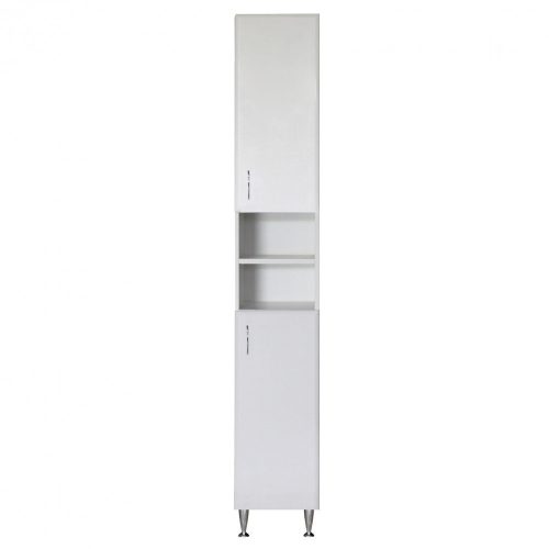 Dulap inalt Bianca Plus 30 cu 2 usi, deschis, alb lucios, universal