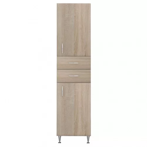 Dulap inalt Bianca Plus 45 cu 2 usi, 2 sertare, culoare stejar sonoma, dreapta