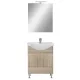 Mobilier complet de baie Bianca Prime 65, culoare stejar sonoma
