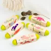 Mini puzzle cu cilindri cu animale, jucarie din lemn Montessori