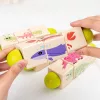 Mini puzzle cu cilindri cu animale, jucarie din lemn Montessori